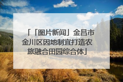 「图片新闻」金昌市金川区因地制宜打造农旅融合田园综合体