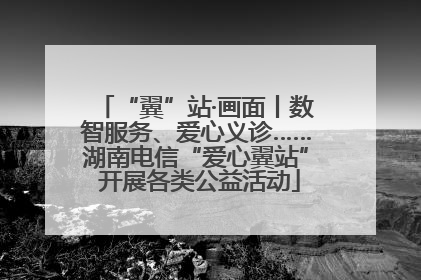 “翼”站·画面丨数智服务、爱心义诊……湖南电信“爱心翼站” 开展各类公益活动