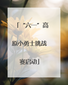 “六一”高原小勇士挑战赛启动
