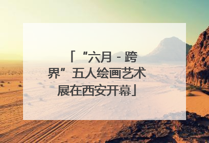 “六月 - 跨界”五人绘画艺术展在西安开幕