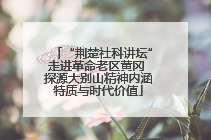 “荆楚社科讲坛”走进革命老区黄冈 探源大别山精神内涵特质与时代价值