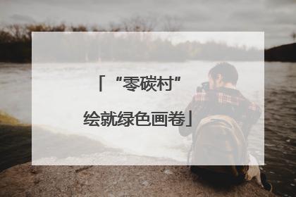 “零碳村” 绘就绿色画卷