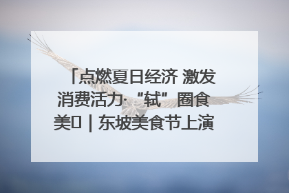 点燃夏日经济 激发消费活力·“轼”圈食美⑪｜东坡美食节上演“文化满汉全席”