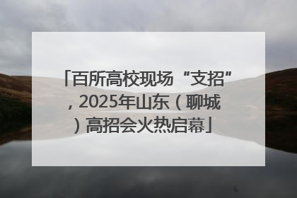 百所高校现场“支招”，2025年山东（聊城）高招会火热启幕