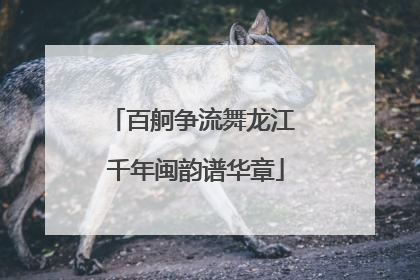 百舸争流舞龙江 千年闽韵谱华章