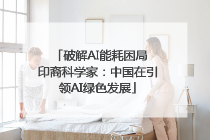 破解AI能耗困局 印裔科学家：中国在引领AI绿色发展