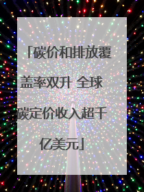 碳价和排放覆盖率双升 全球碳定价收入超千亿美元