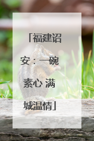 福建诏安：一碗素心 满城温情
