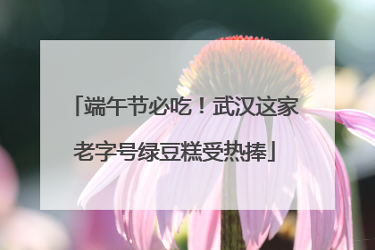 端午节必吃！武汉这家老字号绿豆糕受热捧