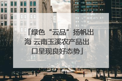 绿色“云品”扬帆出海 云南玉溪农产品出口呈现良好态势