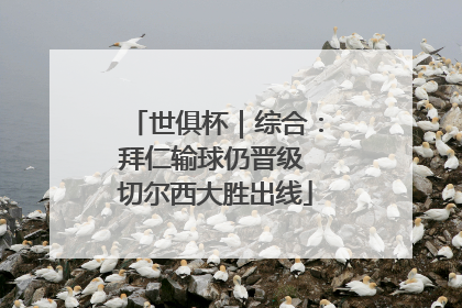 世俱杯｜综合：拜仁输球仍晋级 切尔西大胜出线