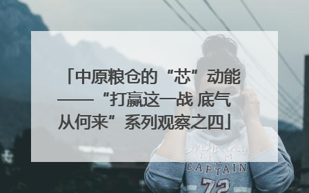 中原粮仓的“芯”动能——“打赢这一战 底气从何来”系列观察之四