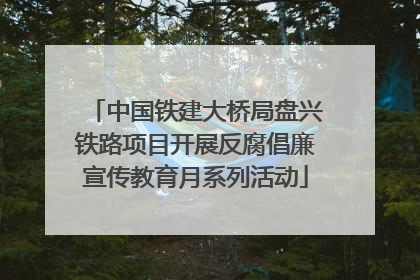 中国铁建大桥局盘兴铁路项目开展反腐倡廉宣传教育月系列活动