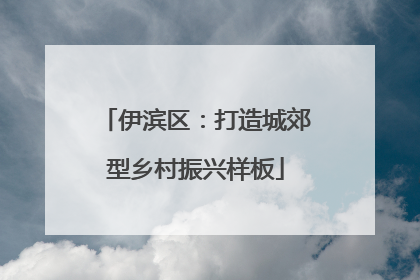 伊滨区：打造城郊型乡村振兴样板