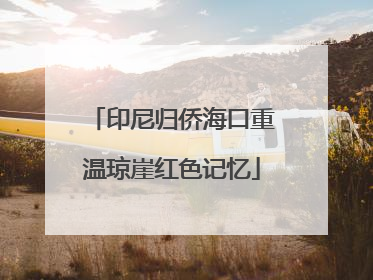印尼归侨海口重温琼崖红色记忆