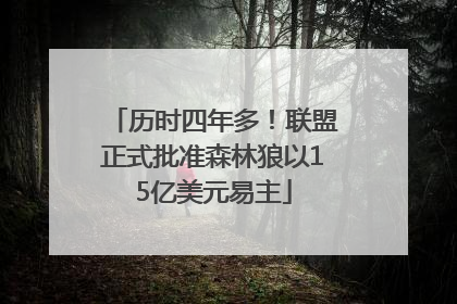 历时四年多！联盟正式批准森林狼以15亿美元易主