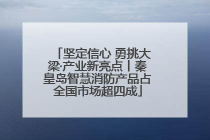 坚定信心 勇挑大梁·产业新亮点丨秦皇岛智慧消防产品占全国市场超四成