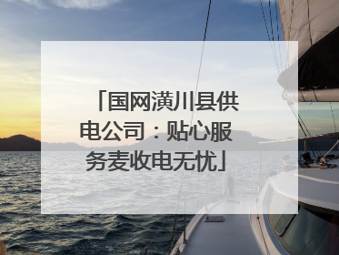 国网潢川县供电公司：贴心服务麦收电无忧