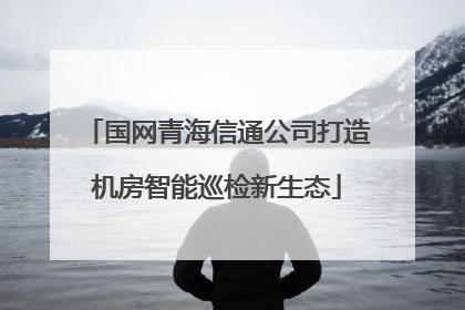 国网青海信通公司打造机房智能巡检新生态