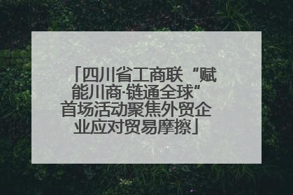 四川省工商联“赋能川商·链通全球”首场活动聚焦外贸企业应对贸易摩擦