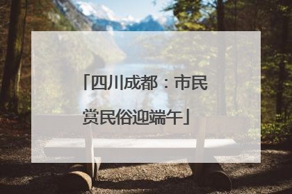 四川成都：市民赏民俗迎端午
