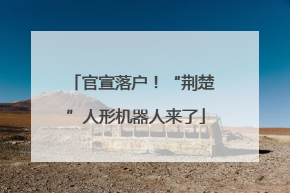 官宣落户！“荆楚”人形机器人来了