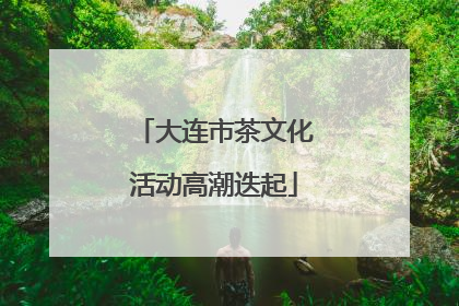 大连市茶文化活动高潮迭起