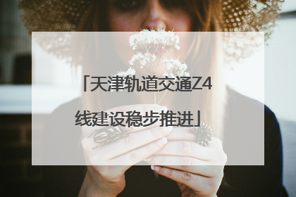 天津轨道交通Z4线建设稳步推进