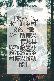 奖补“活水”润乡村 文旅“繁花”助振兴——黄龙县以旅游奖补政策激活乡村振兴新动能