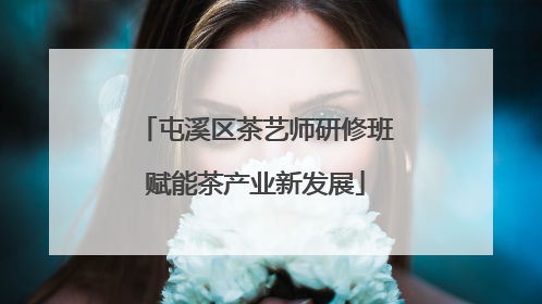 屯溪区茶艺师研修班赋能茶产业新发展