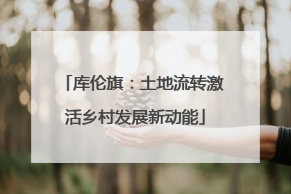 库伦旗：土地流转激活乡村发展新动能