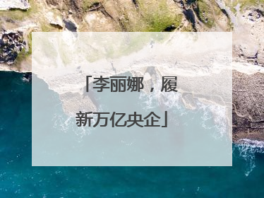 李丽娜，履新万亿央企