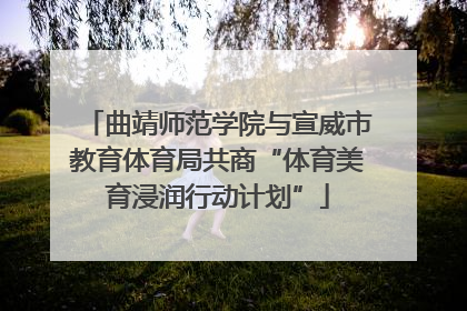 曲靖师范学院与宣威市教育体育局共商“体育美育浸润行动计划”