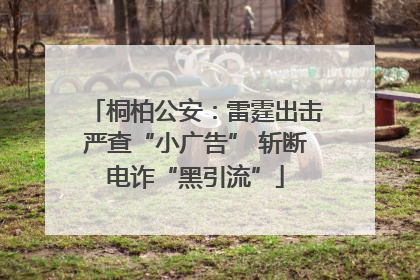 桐柏公安：雷霆出击严查“小广告” 斩断电诈“黑引流”