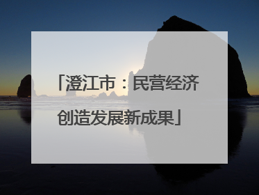 澄江市：民营经济创造发展新成果