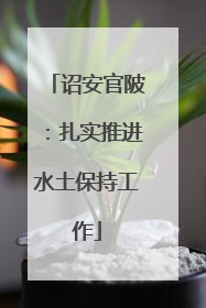 诏安官陂：扎实推进水土保持工作