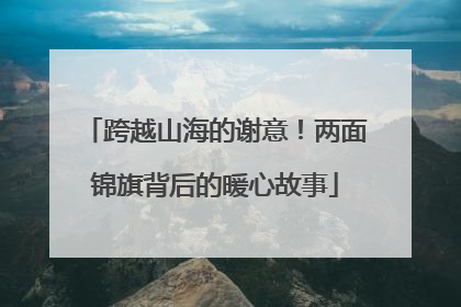 跨越山海的谢意！两面锦旗背后的暖心故事