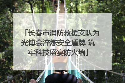 长春市消防救援支队为光博会淬炼安全盾牌 筑牢科技盛宴防火墙