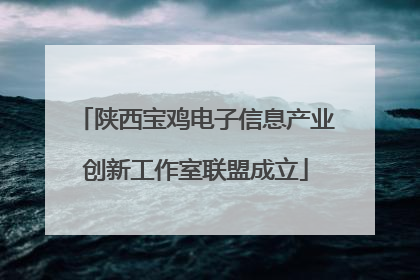 陕西宝鸡电子信息产业创新工作室联盟成立