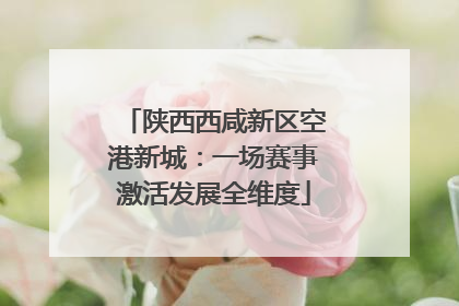 陕西西咸新区空港新城：一场赛事激活发展全维度