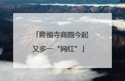 隆福寺商圈今起又多一“网红”