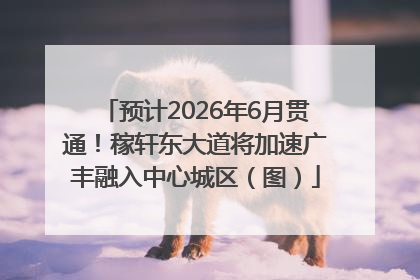预计2026年6月贯通！稼轩东大道将加速广丰融入中心城区（图）