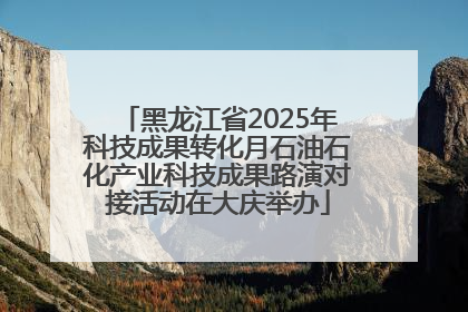 黑龙江省2025年科技成果转化月石油石化产业科技成果路演对接活动在大庆举办