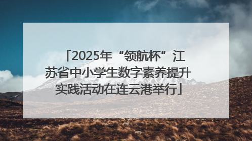 2025年“领航杯”江苏省中小学生数字素养提升实践活动在连云港举行