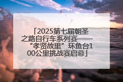 2025第七届朝圣之路自行车系列赛——“孝贤故里”环鱼台100公里挑战赛启幕