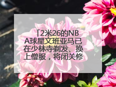 2米26的NBA球星文班亚马已在少林寺剃发、换上僧服，将闭关修行10天！少林寺回应：人在寺里